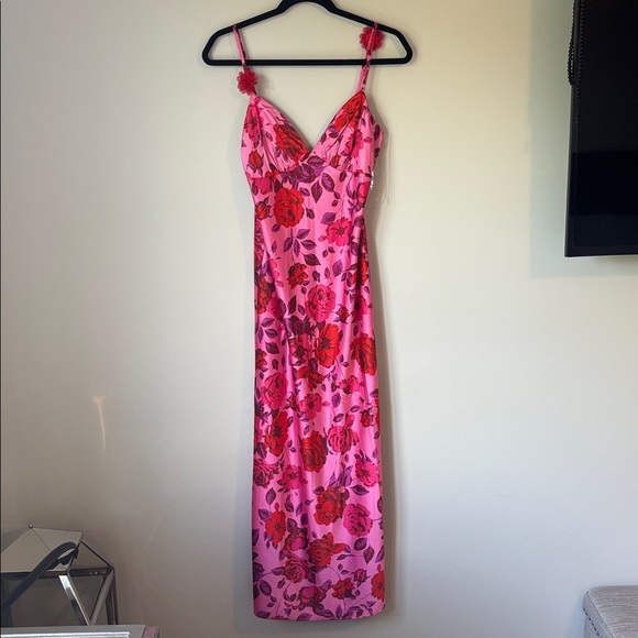 Crystal Sky Floral Pink Maxi Dress size small - Picture 8 of 11